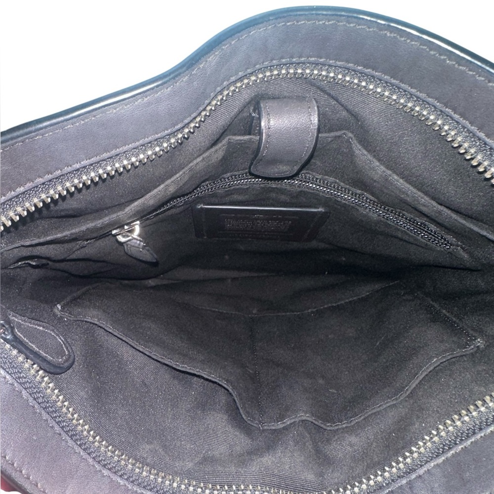 Coach Charles Signature/Black Monogram Crossbody - Picture 6 of 8